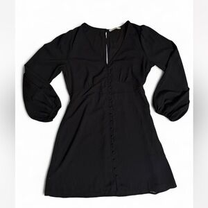Abercrombie & Fitch Black Long Sleeve Dress